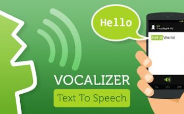 portada de tts vocalizer voces accesibilidad para android para ciegos